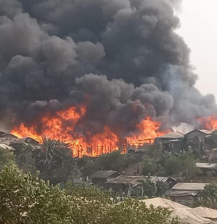 Rohingya Fire